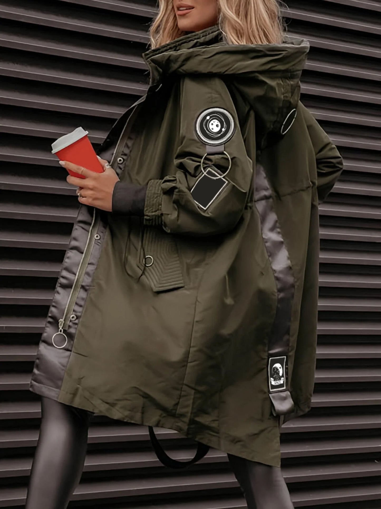 Women's Long Sleeve Hooded Jacket