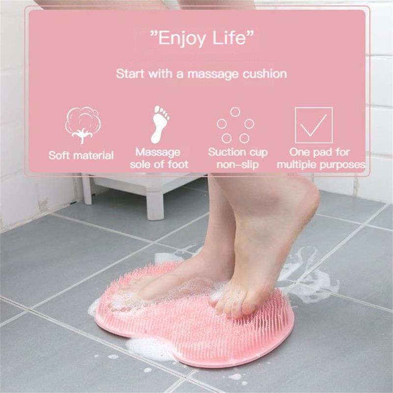 Exfoliating Shower Foot and Back Massage Scrubber Pad