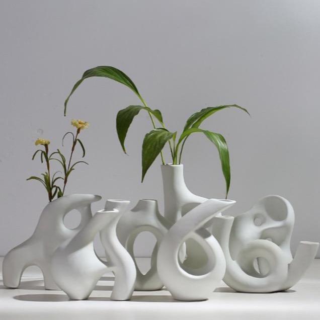 Modern Ceramic Decorative Vase Set