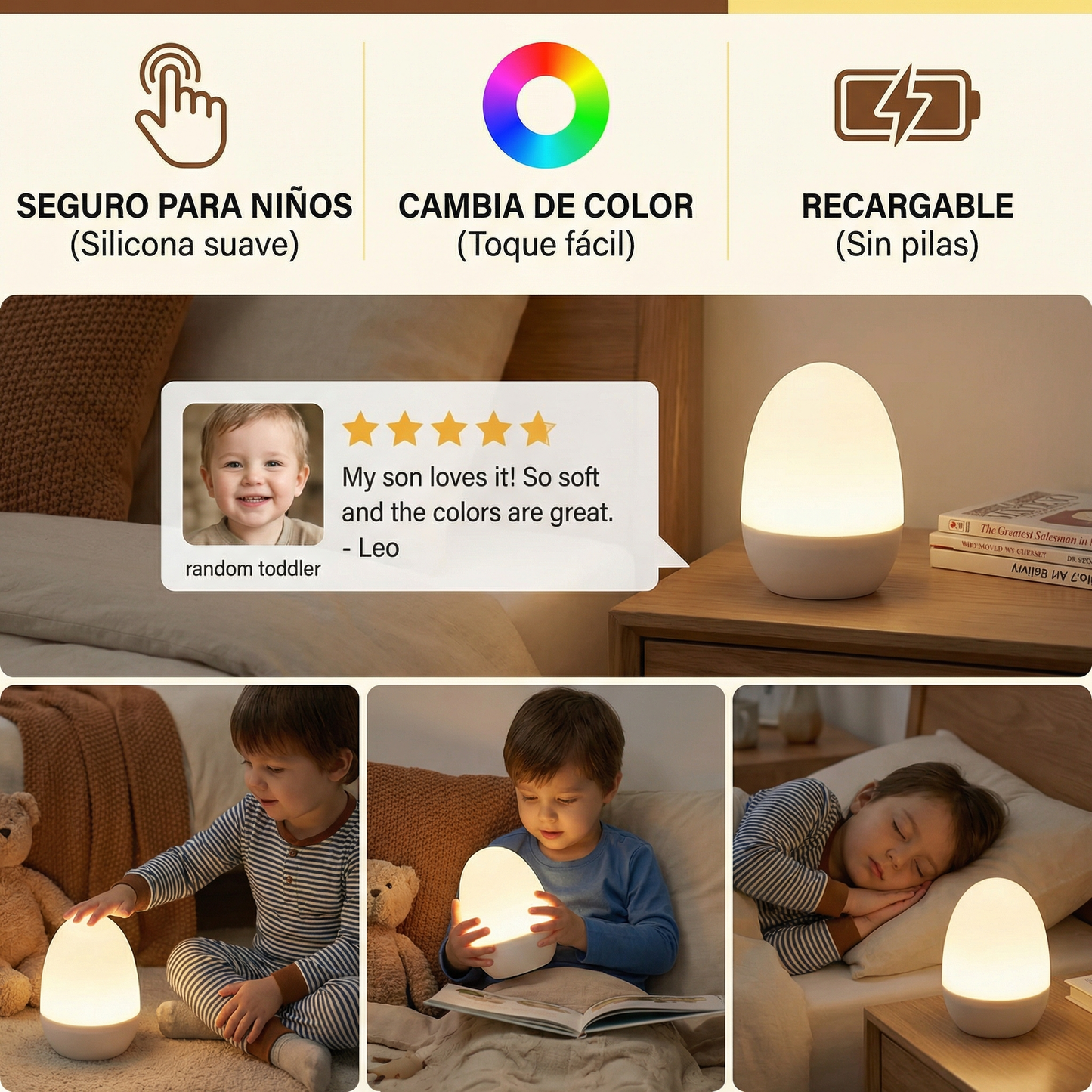 LumiNest - Soft, Glare-Free Light for Deep, Restful Sleep