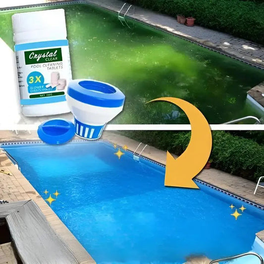AquaPure™ - Fast-Dissolving Garden Pool Cleaning Tablets