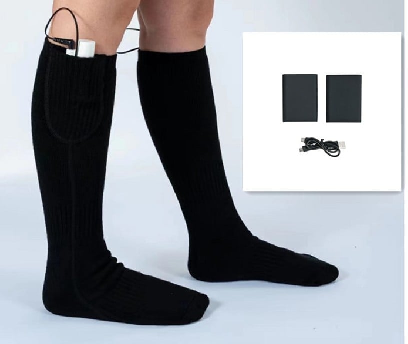 Nolan™ - Rechargeable Heated Socks for All-Day Warmth