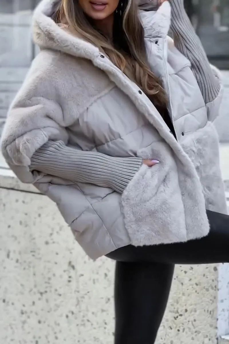 Casual Lined Hooded Jacket for Women