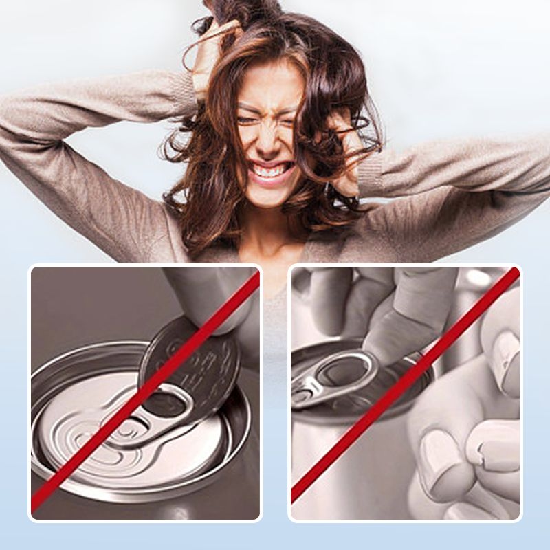 Hands-Free Spring-Loaded Can Opener for Effortless Cooking