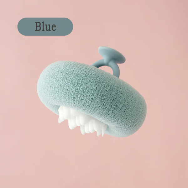 Soft Sunflower Suction Bath Ball for Gentle Cleansing