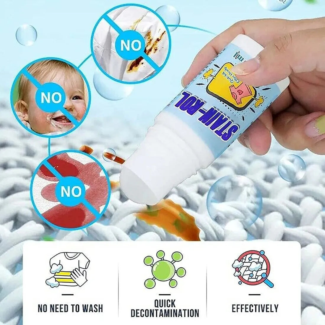 SpotlessEase™ - Powerful Clothes Stain Remover
