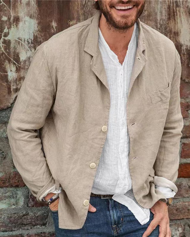 Classic Casual Men’s Jacket for Everyday Wear