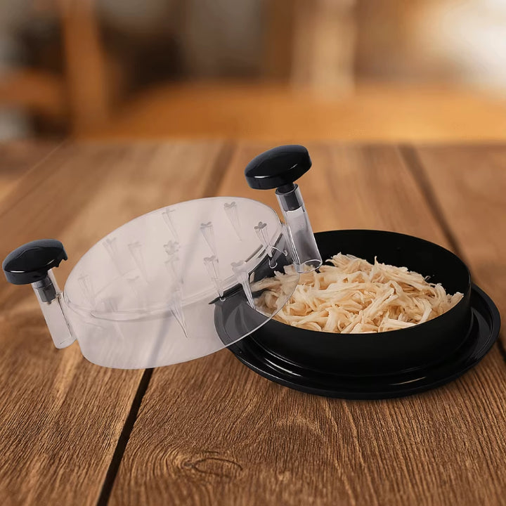 ChefEase™ Meat Shredder with Clear Lid for Easy Pulled Meat