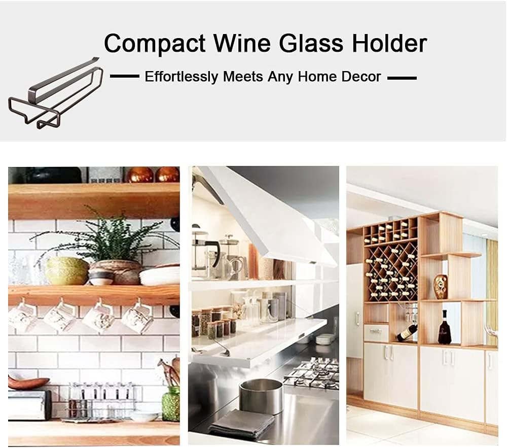 SipEase™ - Under Cabinet Wine Glass Holder