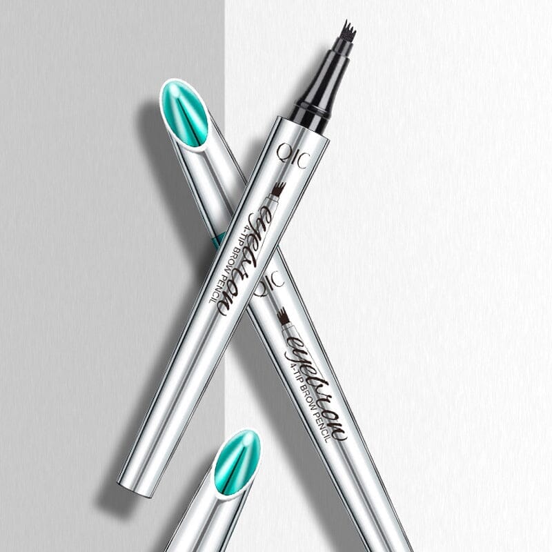 Waterproof 3D Eyebrow Pencil with Four Fork Tips