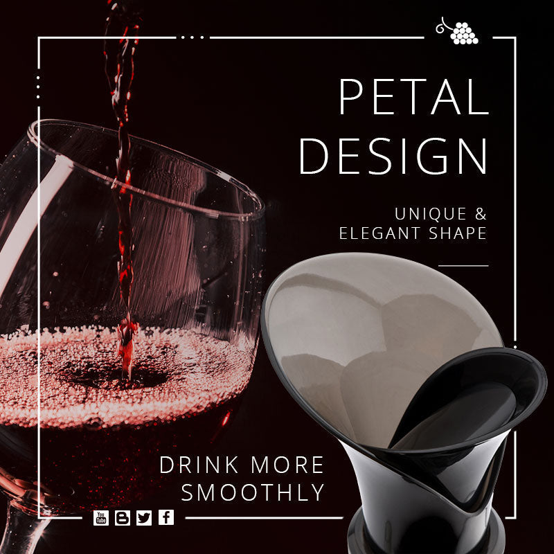 VinoSeal™ - 2-in-1 Red Wine Stopper & Pourer