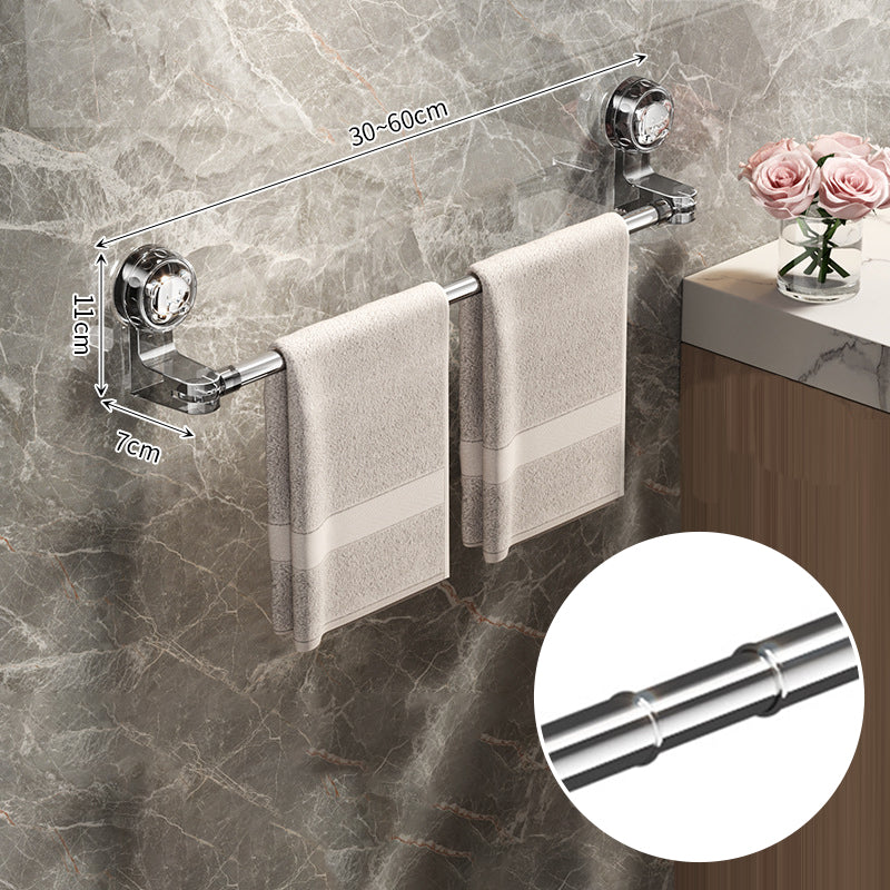 Adjustable Suction Cup Towel Holder for Kitchen and Bathroom