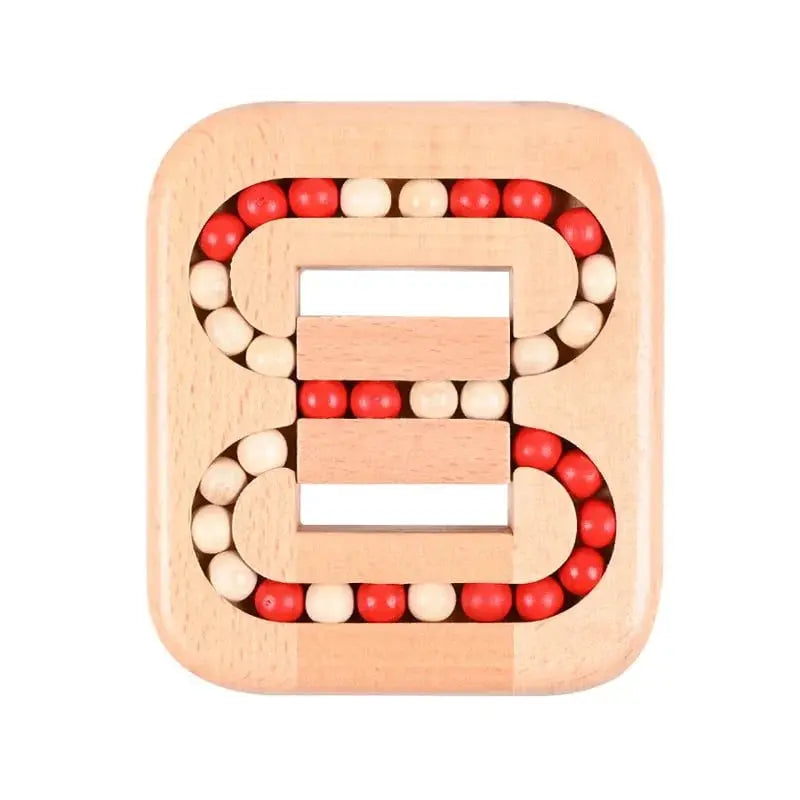 Rotatable Wooden Puzzle Toy for Focus and Stress Relief