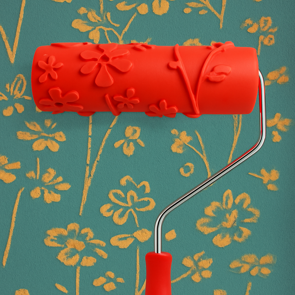 Rollique™ - Textured Wall Paint Roller for Decorative Finishes
