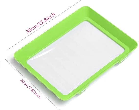 Reusable Airtight Food Storage Tray - Eco-Friendly Vacuum Seal Container