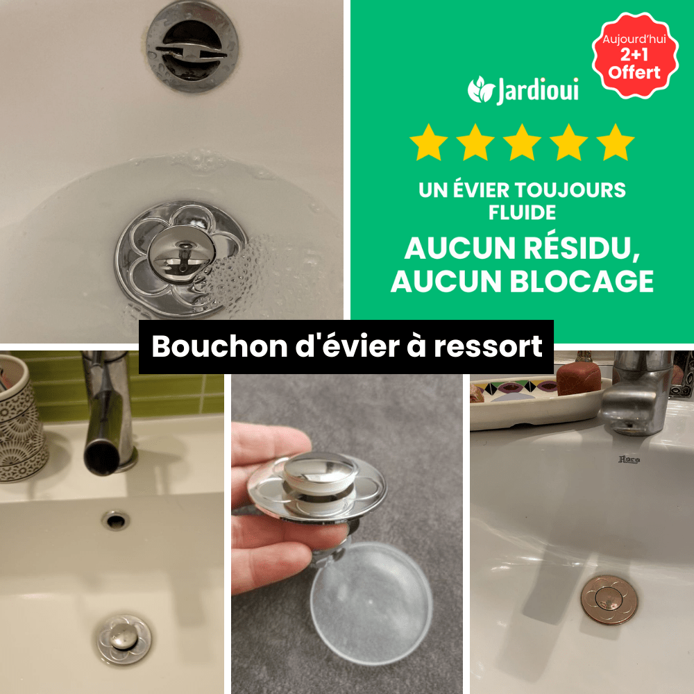 AquaSeal™ - Spring-Action Sink Stopper