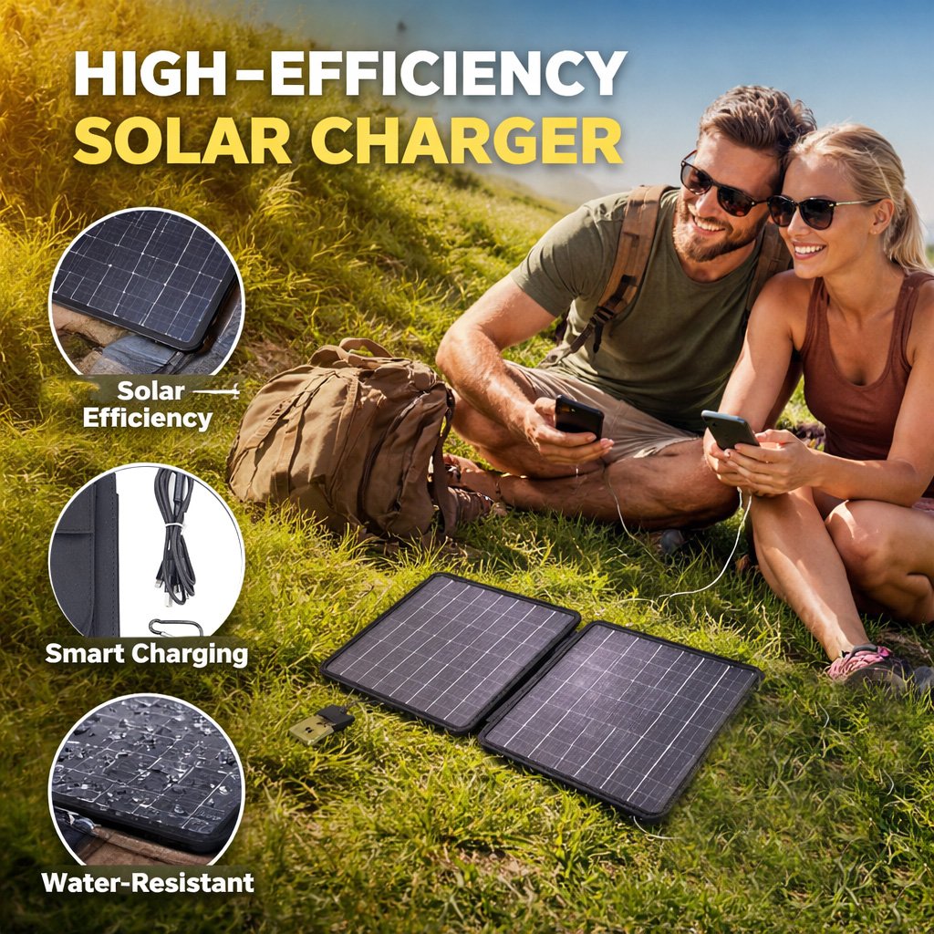 SunWander - Keep Your Devices Powered Anywhere With Solar Energy