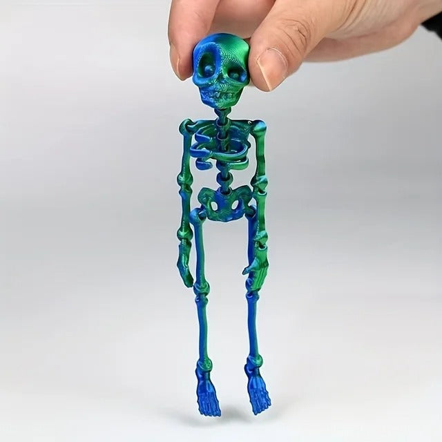 Spooky Skeleton Refrigerator Magnet for Halloween Decor