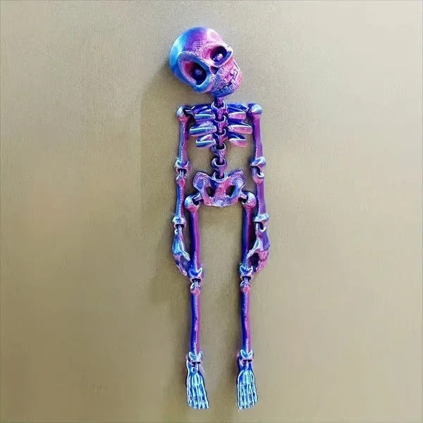 Spooky Skeleton Refrigerator Magnet for Halloween Decor