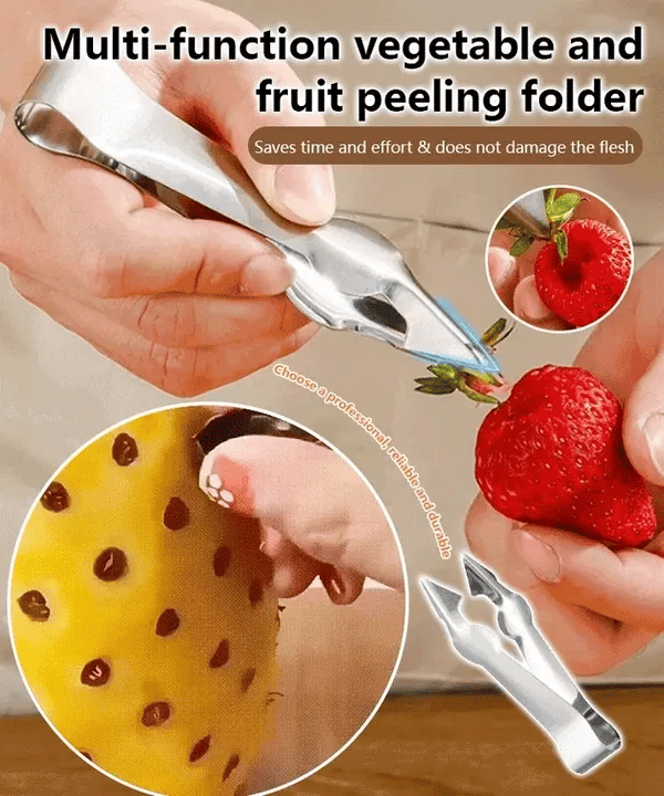 Multi-Functional Fruit and Vegetable Stem Remover Clip Tool