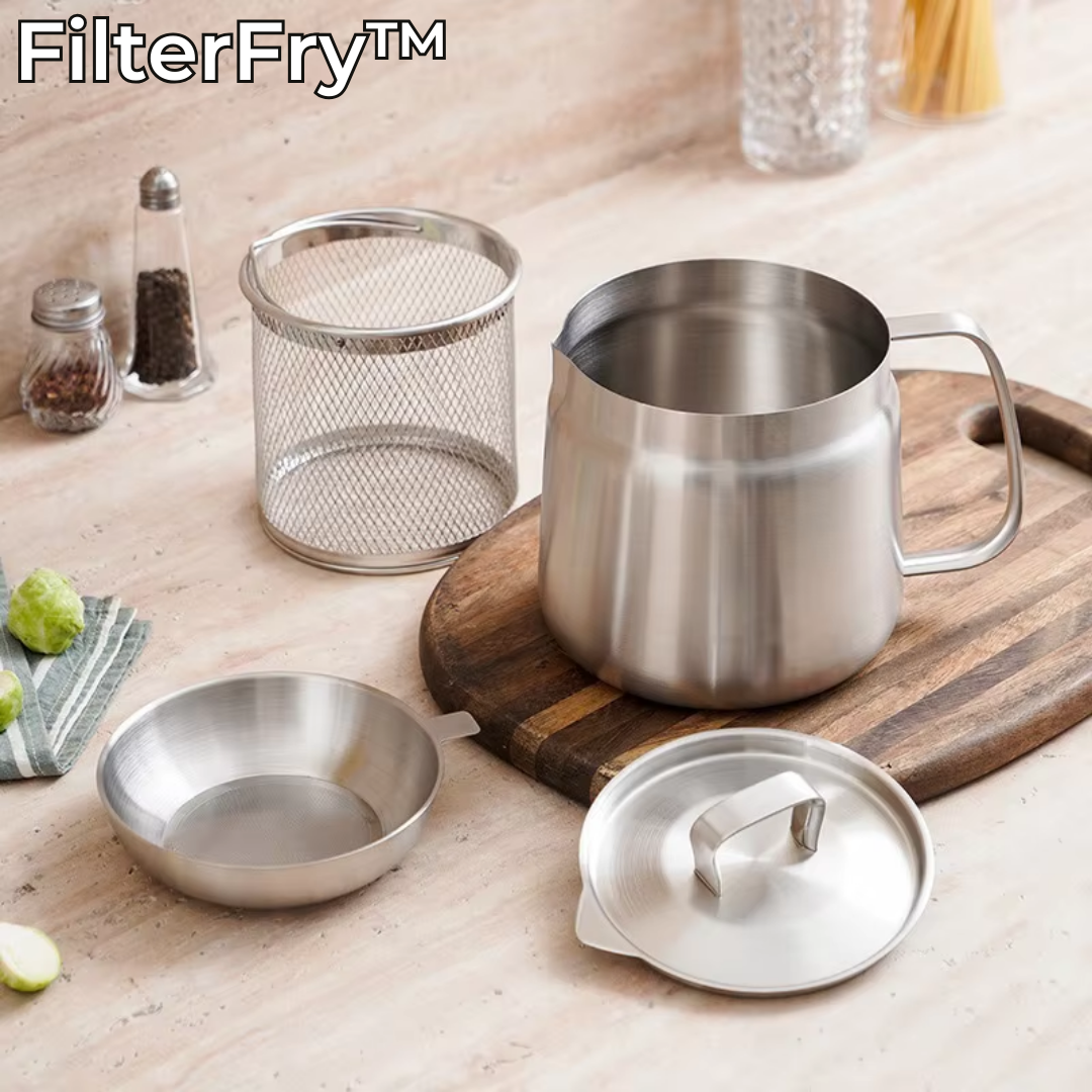 FilterFry™ - Multi-Function Nonstick Frying Pan Set