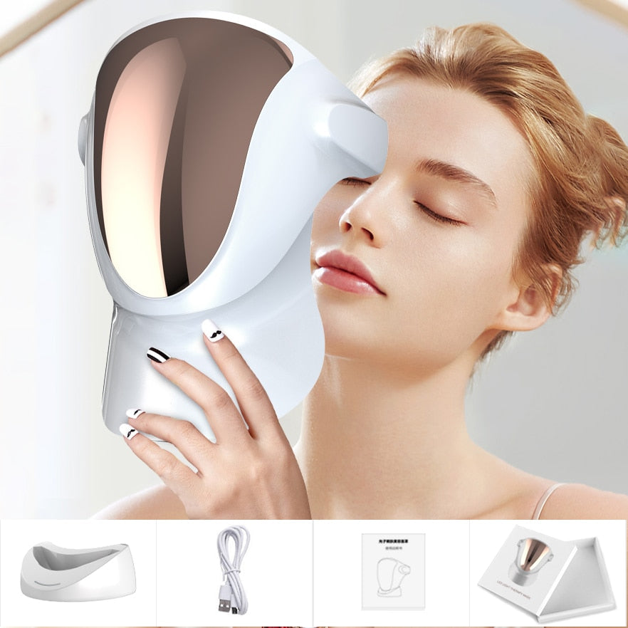 LumaGlow™ LED Light Therapy Anti-Aging Mask