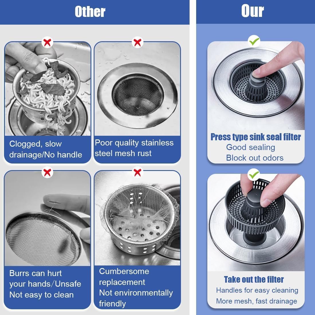 HydraFlow Drain Cleaner for Clogged Pipes and Slow Drains