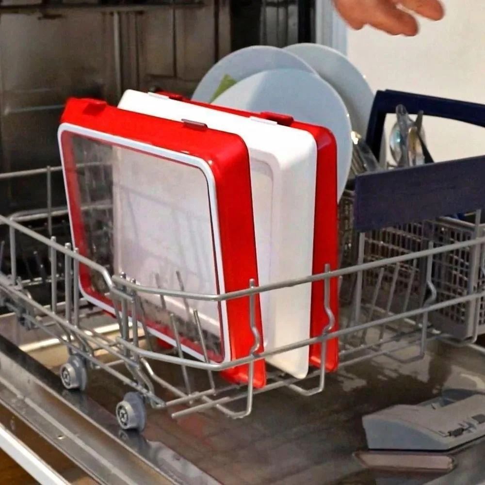Reusable Airtight Food Storage Tray - Eco-Friendly Vacuum Seal Container