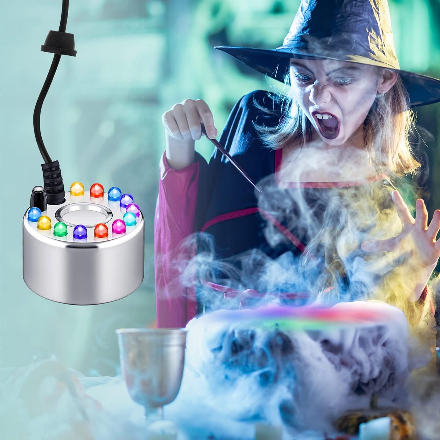 Instant Spooky Atmosphere Fog Machine for Halloween Party