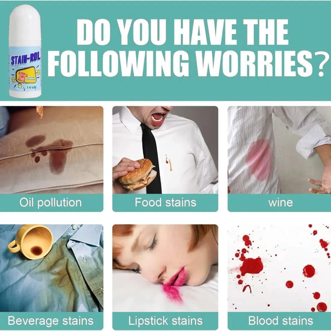 SpotlessEase™ - Powerful Clothes Stain Remover