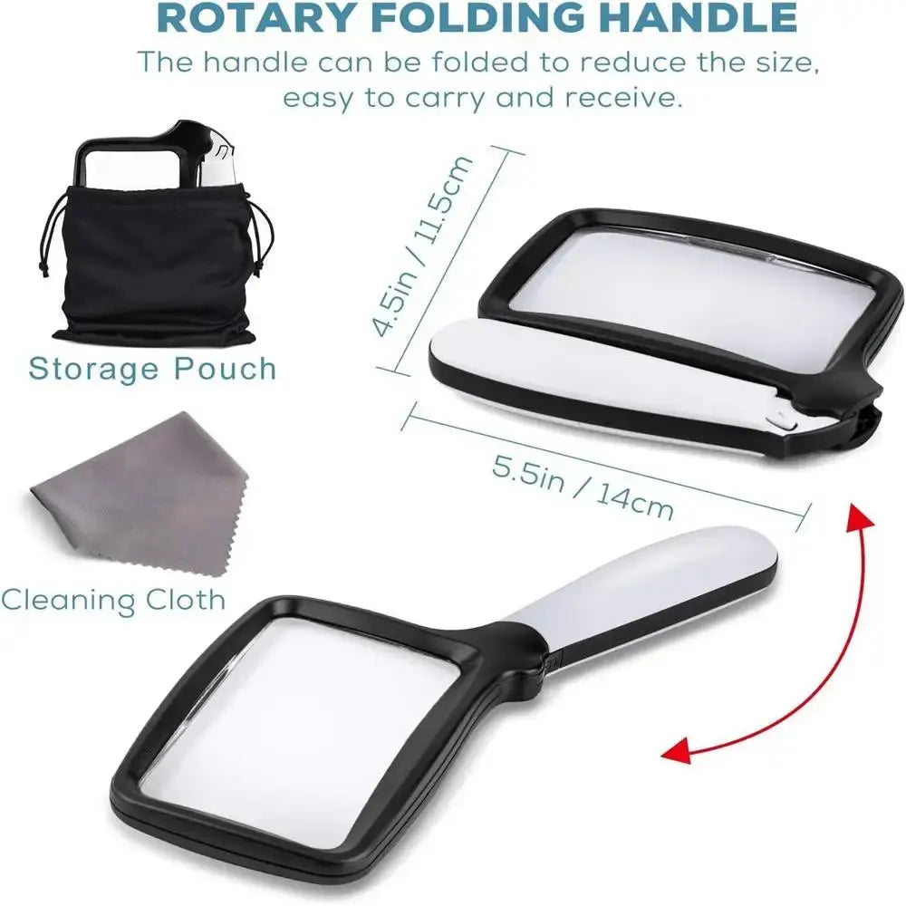 ClarityLite™ - LED Handheld Magnifier for Easy Reading