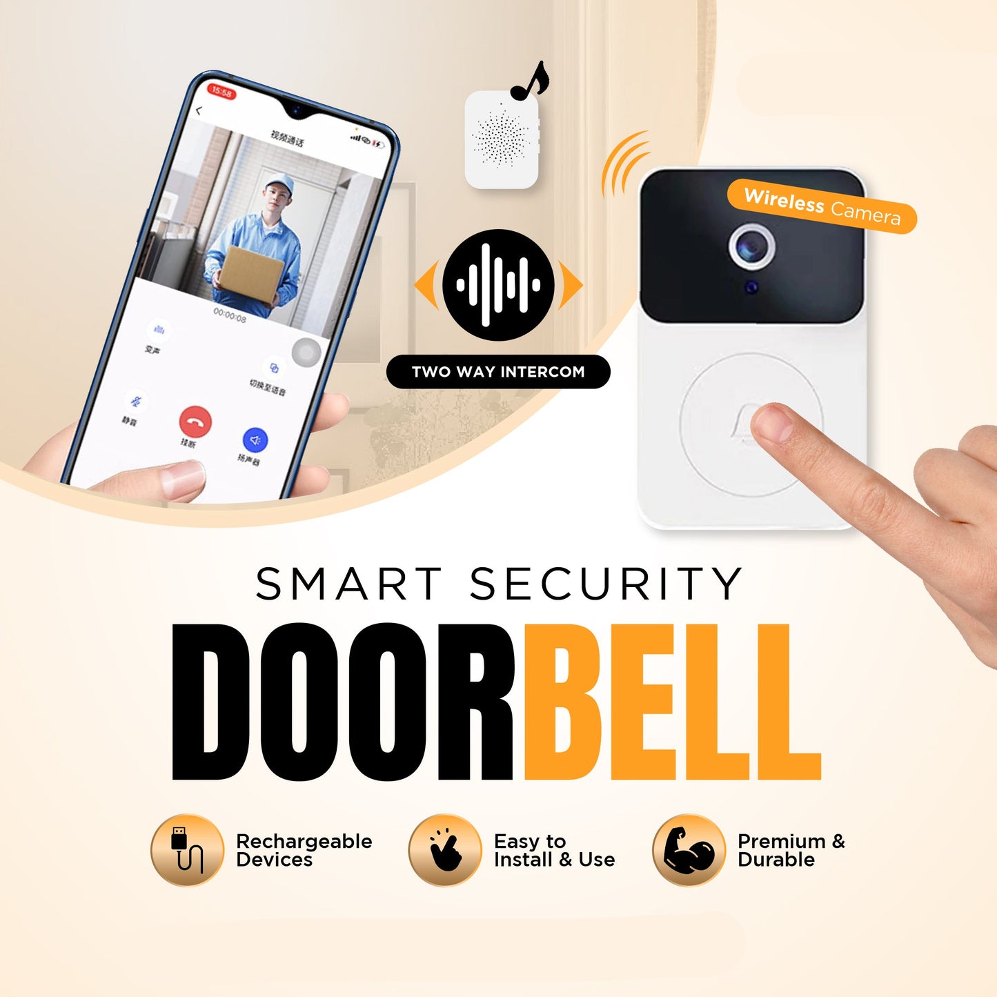 SafeView - Instantly See and Talk to Visitors Anywhere