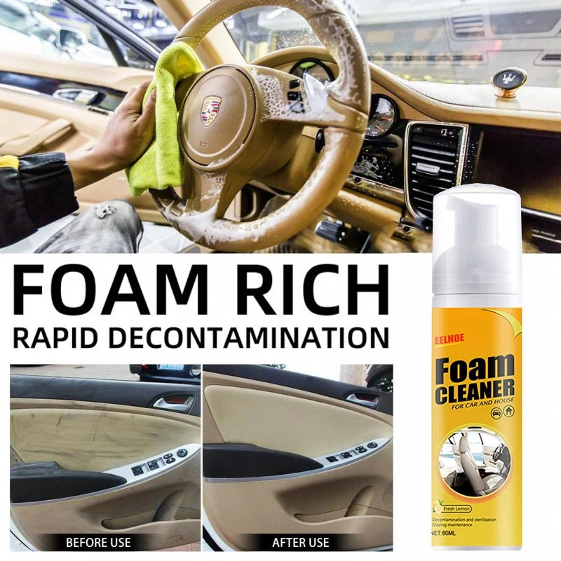 Deep Clean Foam Cleaner for Home and Car Surfaces