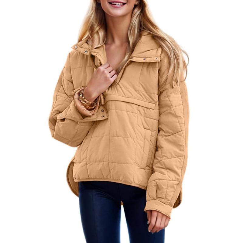 Quilted Lightweight Oversized Puffer Jacket