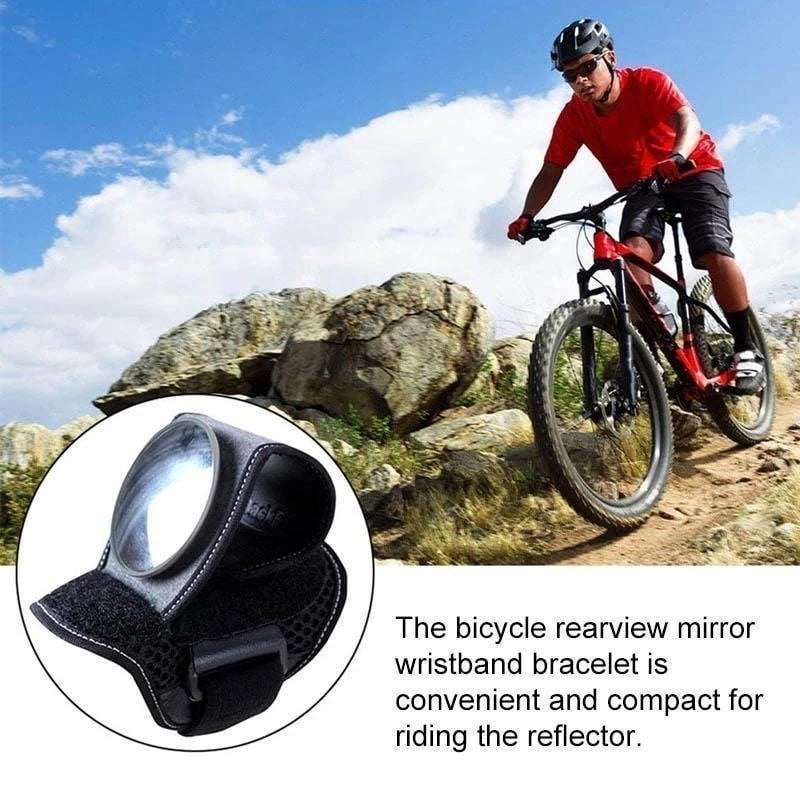 Wide-Angle Safety Wrist Mirror for Active Outdoor Use