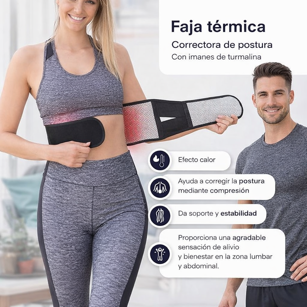 LuminaBack - Custom Heat Therapy Belt for Lasting Lower Back Relief