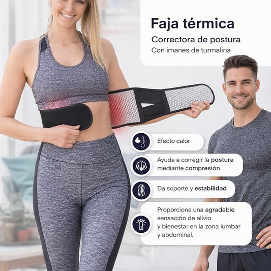 LuminaBack - Custom Heat Therapy Belt for Lasting Lower Back Relief