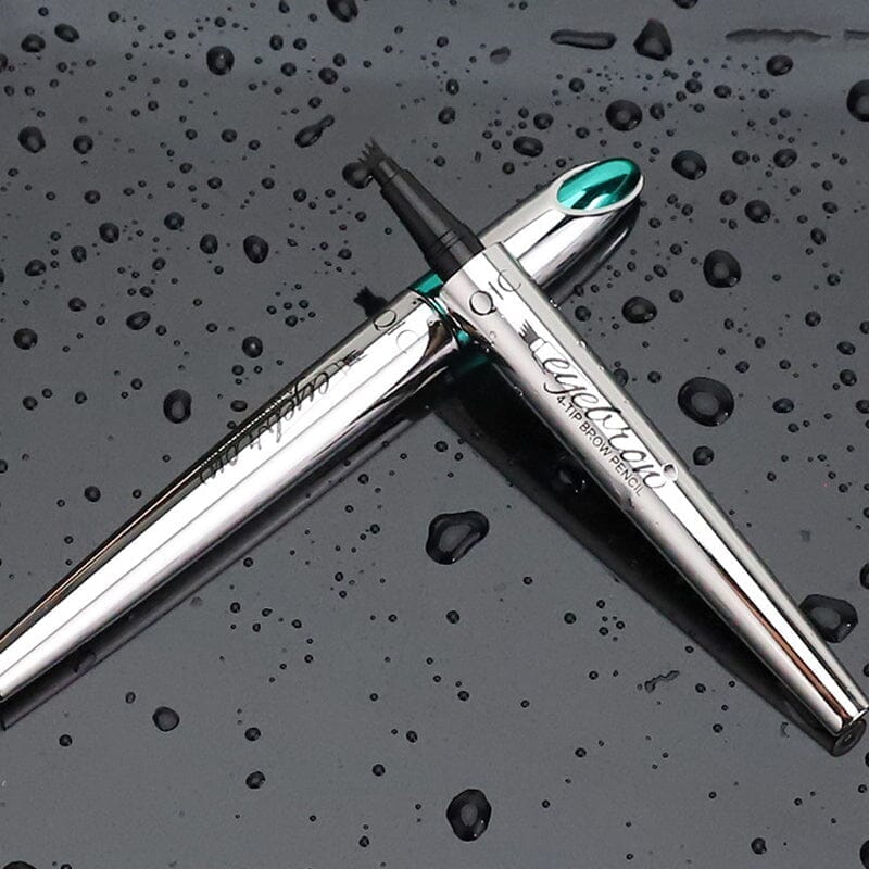 Waterproof 3D Eyebrow Pencil with Four Fork Tips