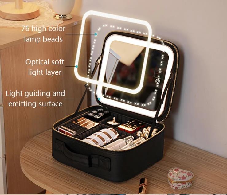 GlamJourney™ Chic Travel Makeup Bag