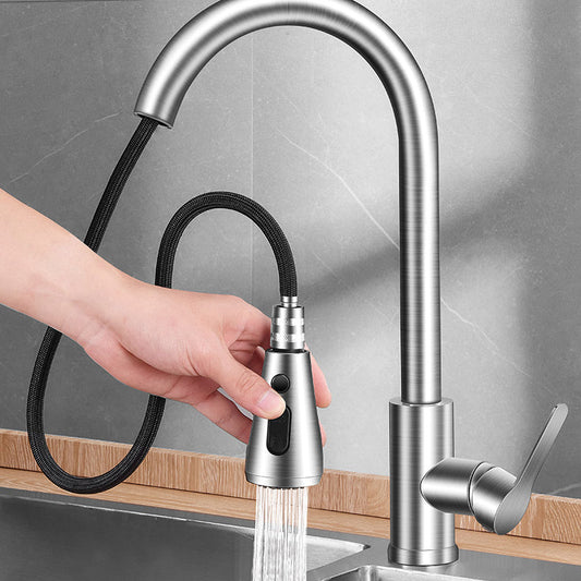 AquaFlow™ - Pull Out Kitchen Faucet with Single Handle Sprayer