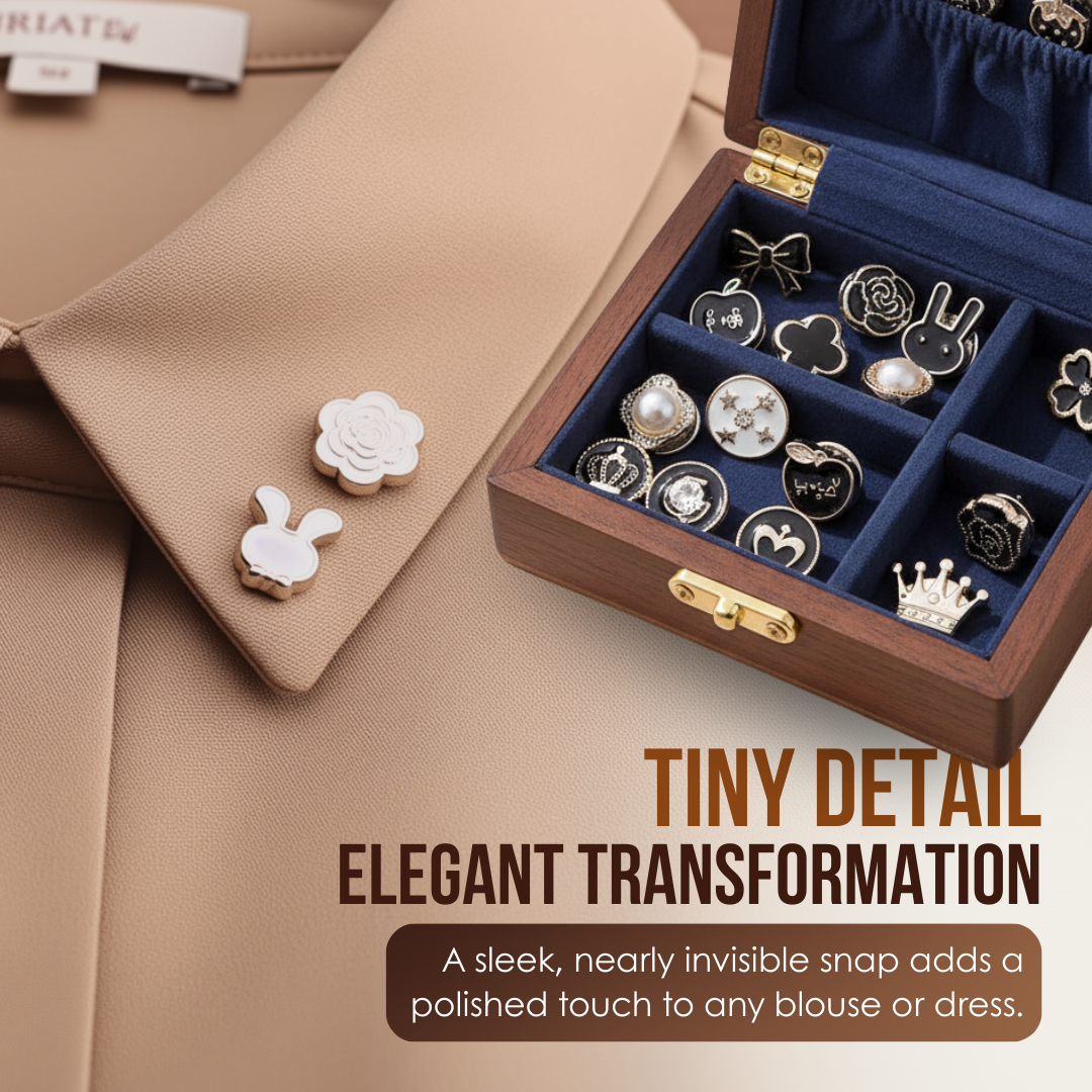 Instant Button Fastener Kit for Easy Clothing Repairs