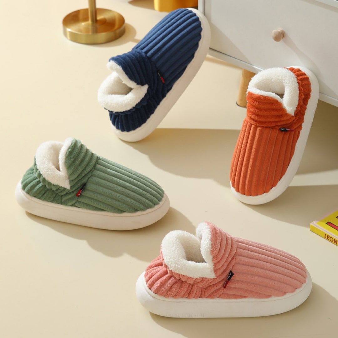 CozyComfort™ - Therapeutic Fleece Winter Slippers for Warmth & Comfort