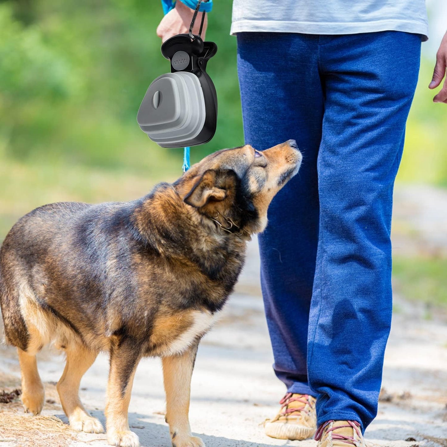 Durable Dog Scoop and Waste Bag Holder Set