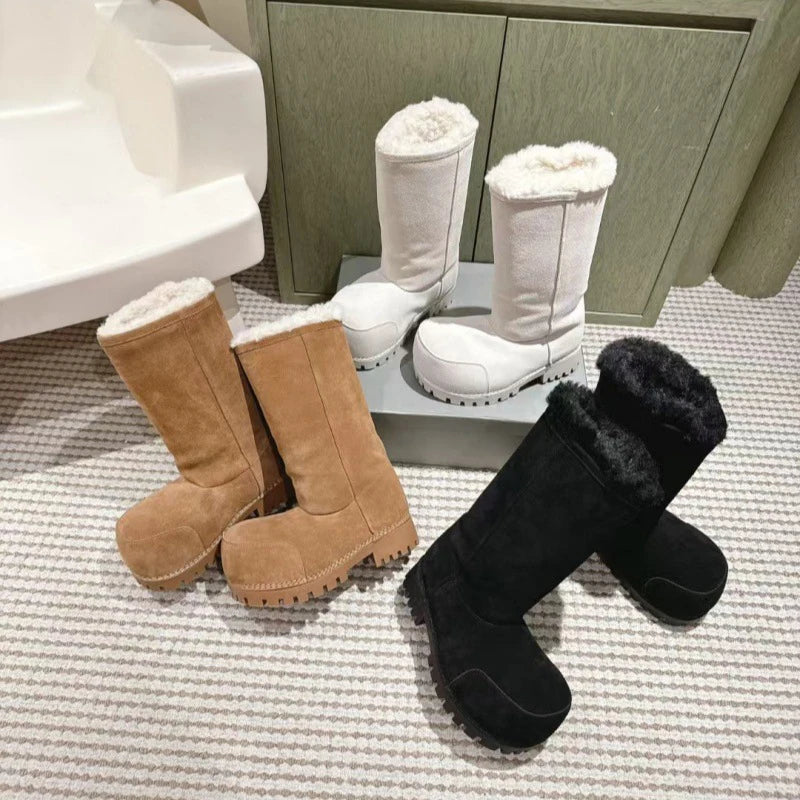 Chunky Platform Ankle Boots