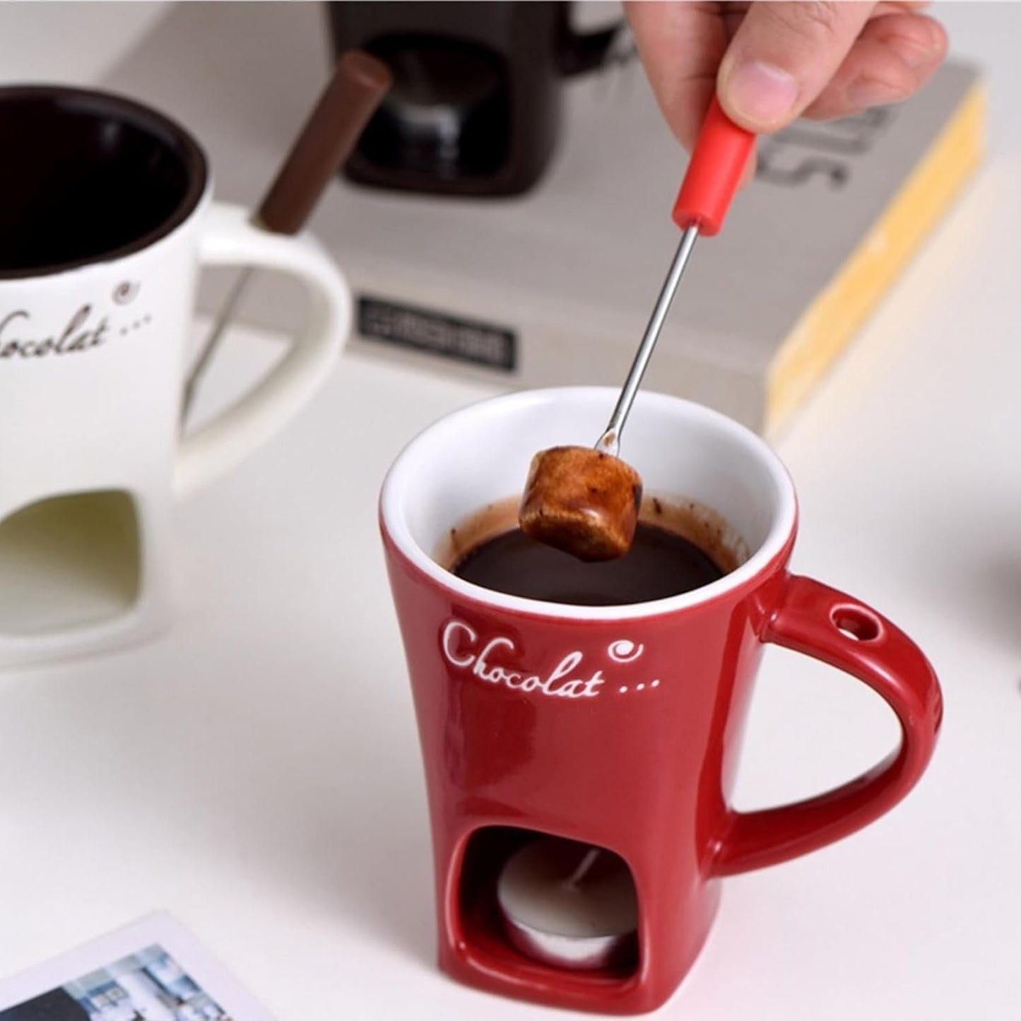 ChocoLuxe™ - Exquisite Ceramic Chocolate Fondue Mug