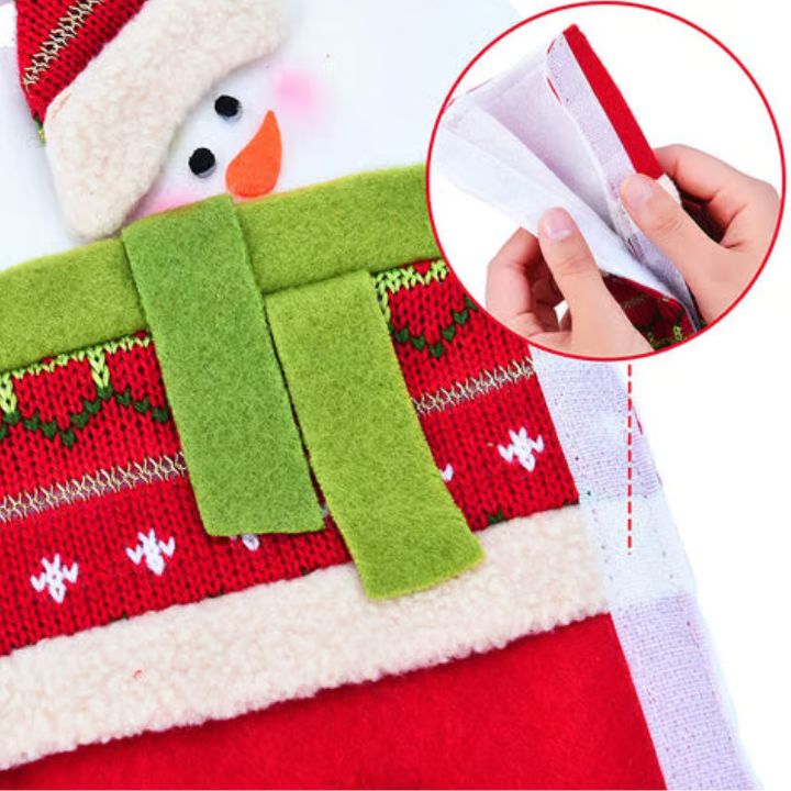 FrostyGrips™ - Holiday Snowman Door Handle Covers