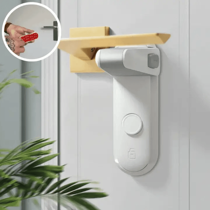GuardLatch™ - Child-Safe Door Protector for Home Safety