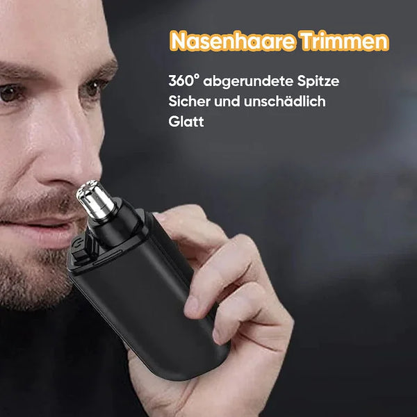 Compact Portable Nose Hair Trimmer for Easy Grooming On-The-Go