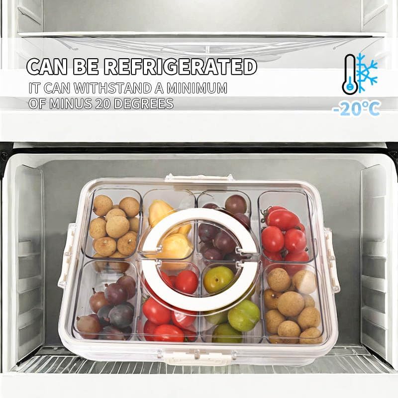SnackEase™ - Portable Snack Box with Secure Lid