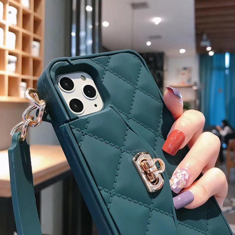 Chic Chain Strap Handbag Phone Case